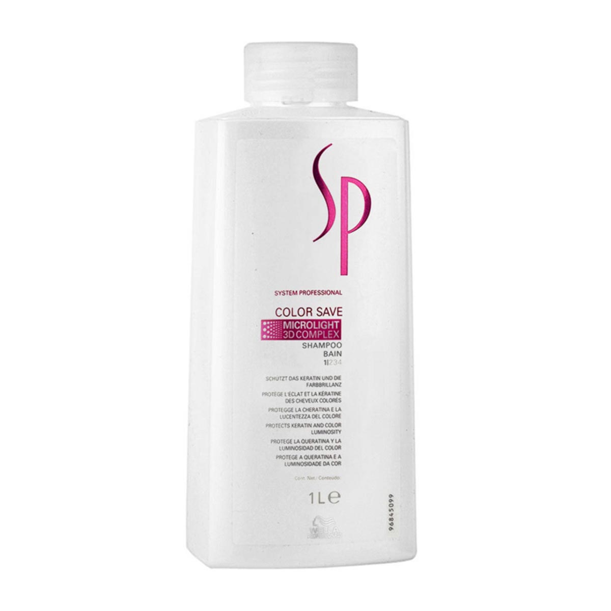 Wella Sp Color Save 3D Champu Microlight 1000Ml